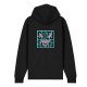 SALTY SLANG FACE LETTER ZIP HOODIE SALTY SLANG FACE LETTER ZIP HOODIE