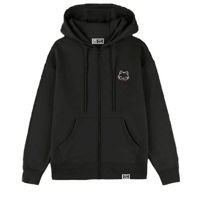 SALTY SLANG  NOODLE CAT ZIP HOODIE
