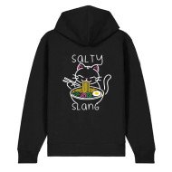 SALTY SLANG NOODLE CAT ZIP HOODIE SALTY SLANG NOODLE CAT ZIP HOODIE