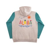 SALTY SLANG ALOHA EMBROIDERY HOODIE