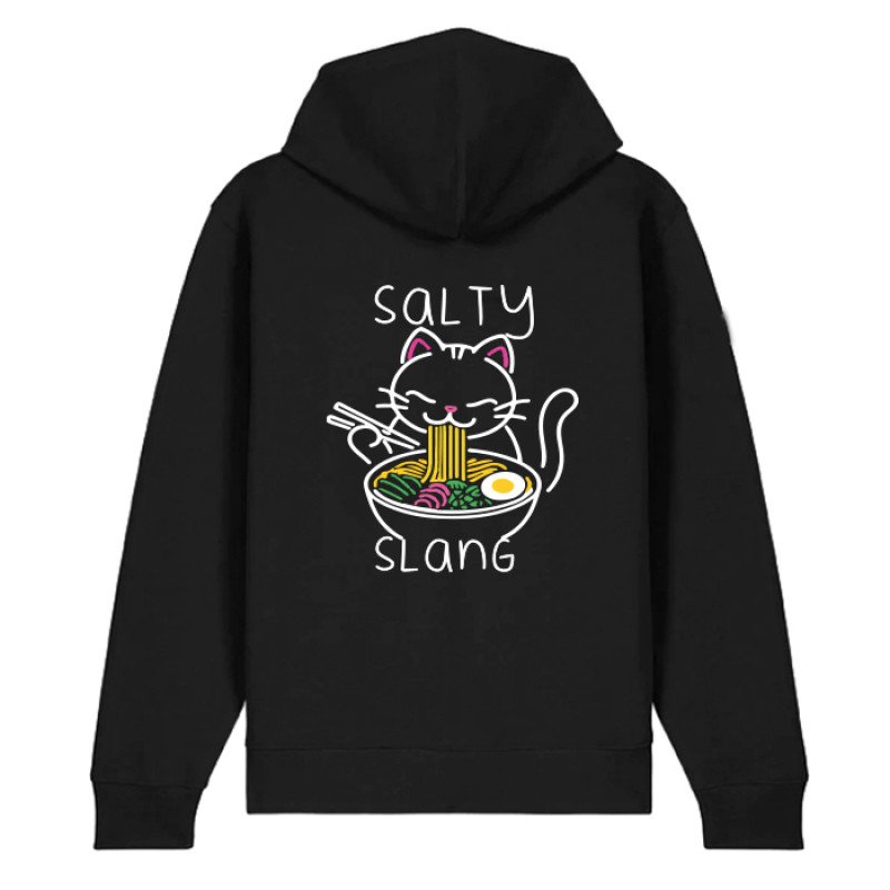 SALTY SLANG NOODLE CAT HOODIE SALTY SLANG NOODLE CAT HOODIE