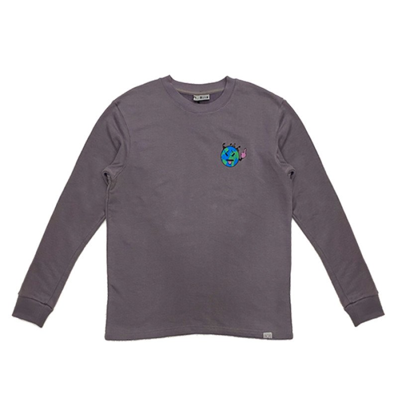 SALTY SLANG SAVE THE EARTH LONGCROP SLU224TQ04-0202 SALTY SLANG SAVE THE EARTH LONGCROP SLU224TQ04-0202