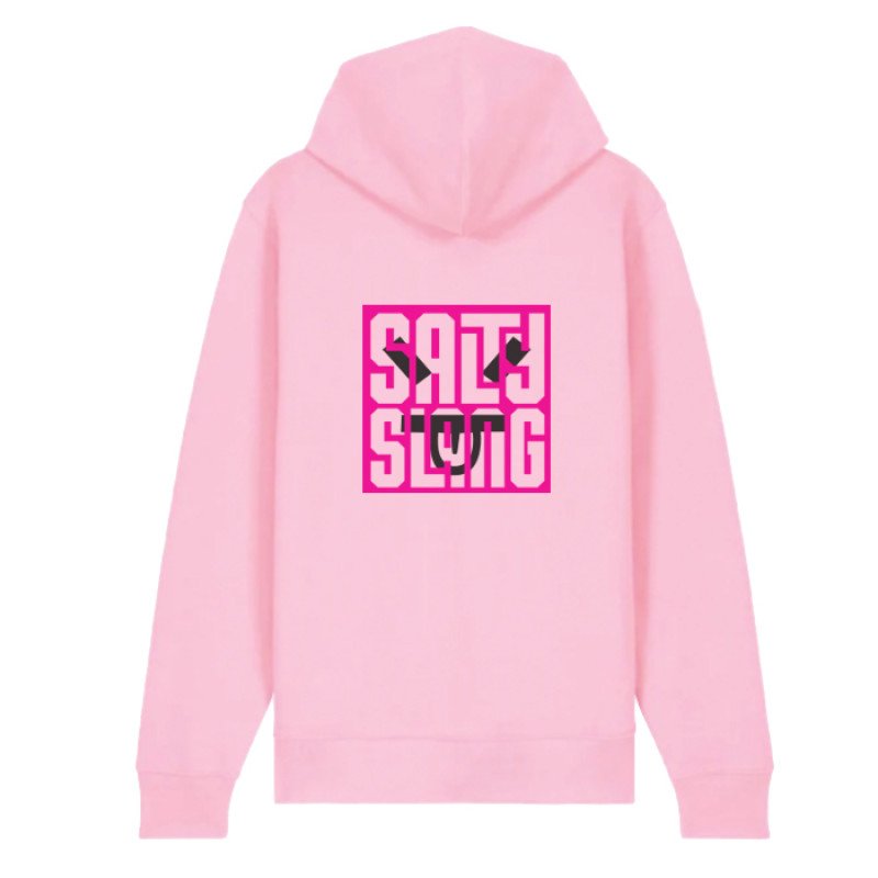 SALTY SLANG FACE LETTER ZIP HOODIE SLU225TC07-3232 SALTY SLANG FACE LETTER ZIP HOODIE SLU225TC07-3232