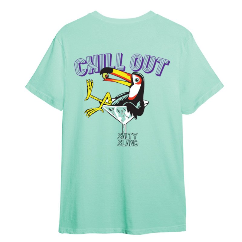 SALTY SLANG CHILL OUT TEE SLU124TB22-5858 SALTY SLANG CHILL OUT TEE SLU124TB22-5858