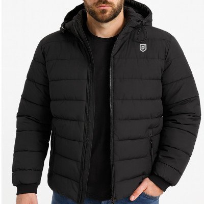 DENIMIND  SLIM PUFFER  JACKET 903 TOTAL BLK DMU225TD02-20
