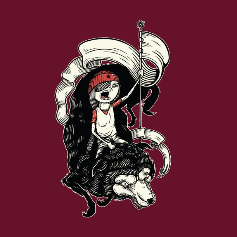 REDISTANCE RED WOLF HOODIE RDU224TM06-2525