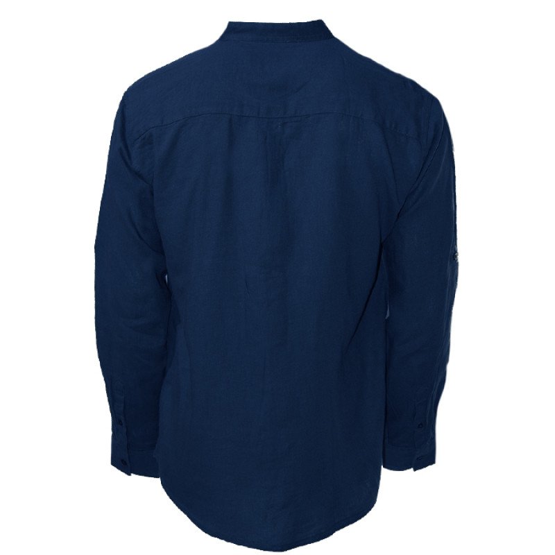SHAIKKO MAO L/S SHIRT LINEN PATMOS SKM123TU03-3333