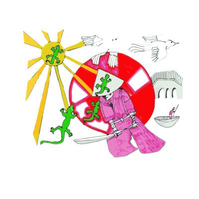 GEORGIANNA X SHAIKKO SAMOURAI TEE GAN224TB2-1818 GEORGIANNA X SHAIKKO SAMOURAI TEE GAN224TB2-1818