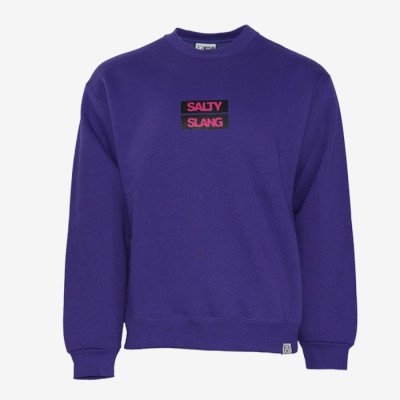 SALTY SLANG BOX WORD LOGO CREW SLU223TA01-2626