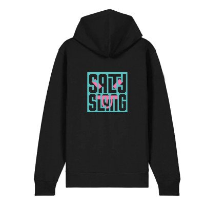 SALTY SLANG FACE LETTER ZIP HOODIE SLU225TC07-2020 SALTY SLANG FACE LETTER ZIP HOODIE SLU225TC07-2020