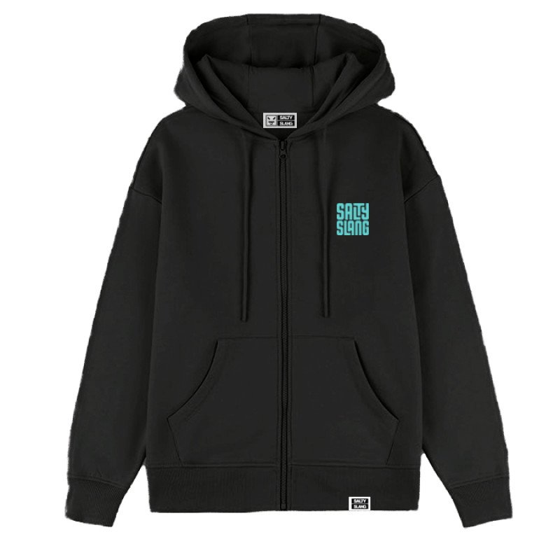 SALTY SLANG FACE LETTER ZIP HOODIE SLU225TC07-2020