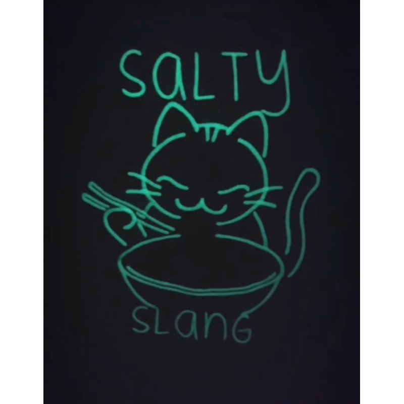 SALTY SLANG  NOODLE CAT ZIP HOODIE SLU225TC09-2020