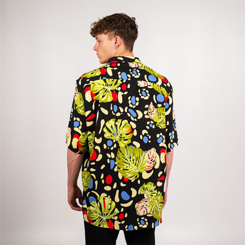 SALTY SLANG SHIRT HAWAI LEAVES SALTY SLANG SHIRT HAWAI LEAVES