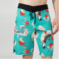 SALTY SLANG JAPANESE PATTERN LONG BOARDSHORT