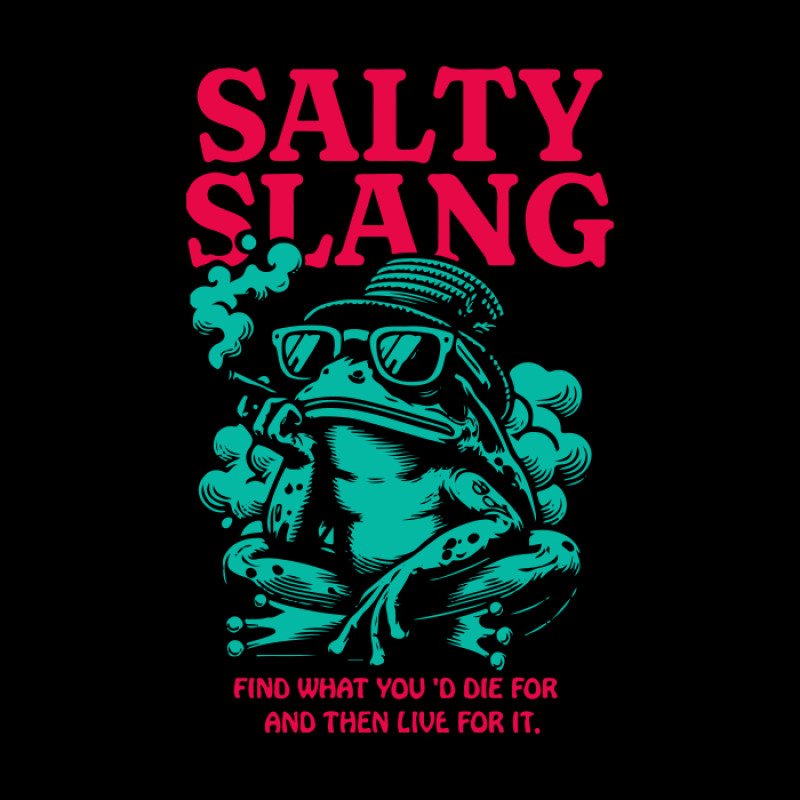 SALTY SLANG COOL FROG HOODIE