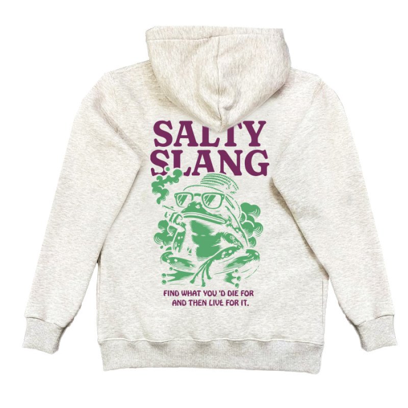 SALTY SLANG COOL FROG HOODIE SALTY SLANG COOL FROG HOODIE