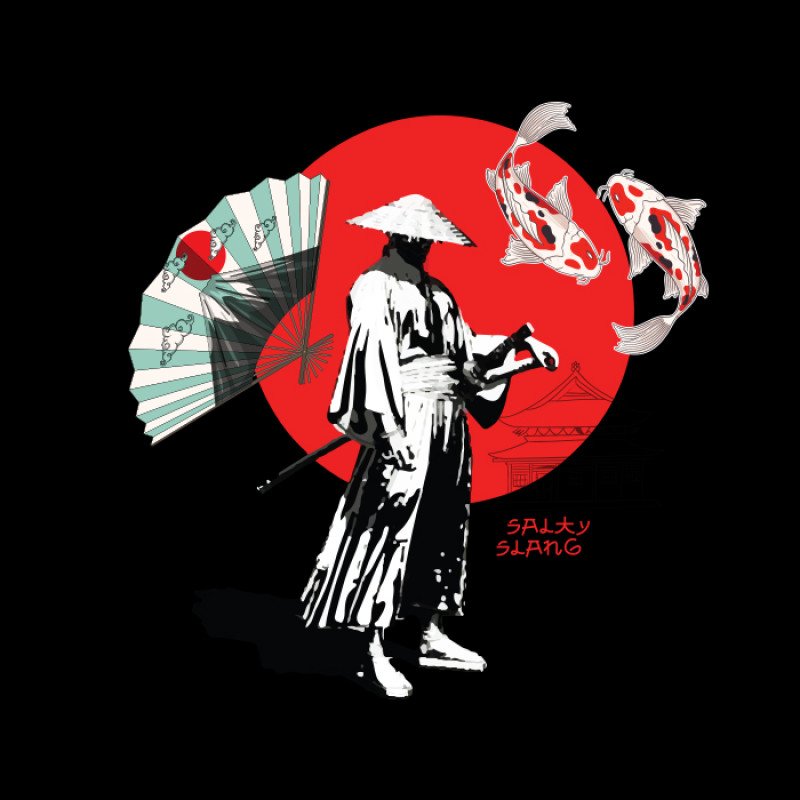 SALTY SLANG SAMOURAI HOODIE SALTY SLANG SAMOURAI HOODIE