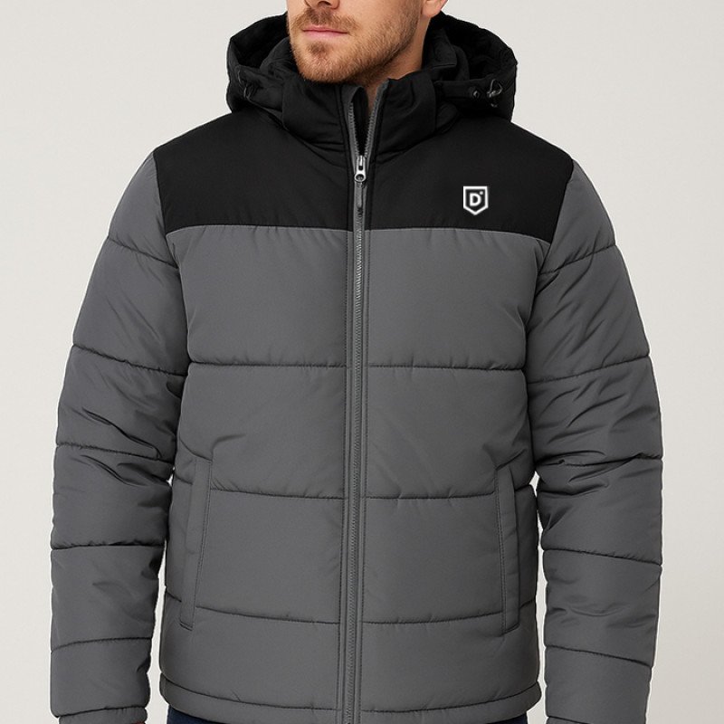 DENIMIND PUFFER JACKET 01 CHARCOAL BLACK DMU225TD01-0220 DENIMIND PUFFER JACKET 01 CHARCOAL BLACK DMU225TD01-0220