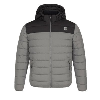 DENIMIND  SLIM PUFFER  JACKET 903 GREY - BLK DMU225TD02-06