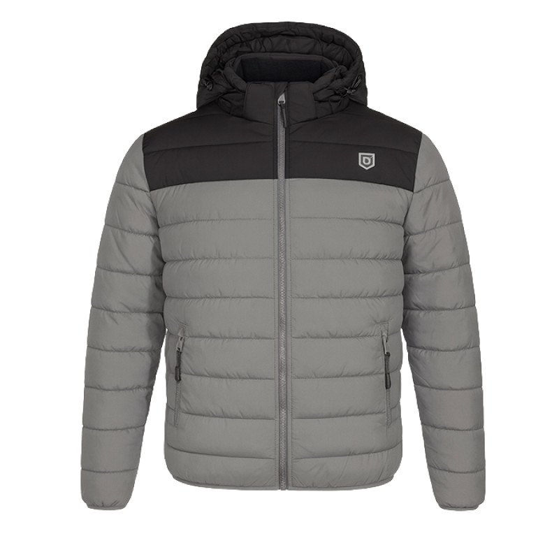 DENIMIND SLIM PUFFER JACKET 903 GREY - BLK DMU225TD02-06 DENIMIND SLIM PUFFER JACKET 903 GREY - BLK DMU225TD02-06