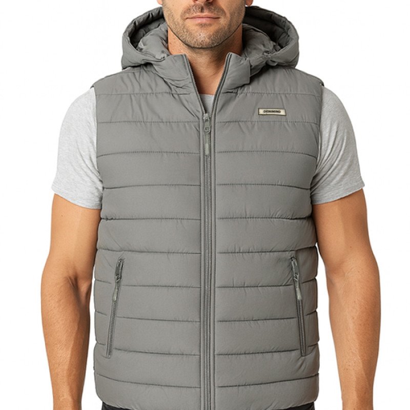 DENIMIND  VEST JKT  925 GREY DMU225TD04-06