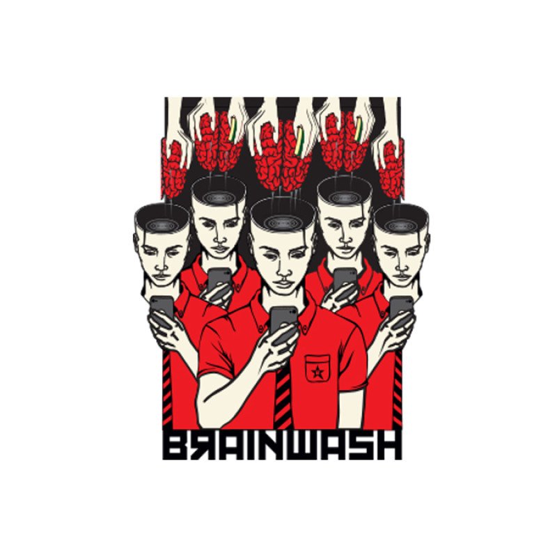 REDISTANCE BRAINWASH TEE RDU124TB04-0707