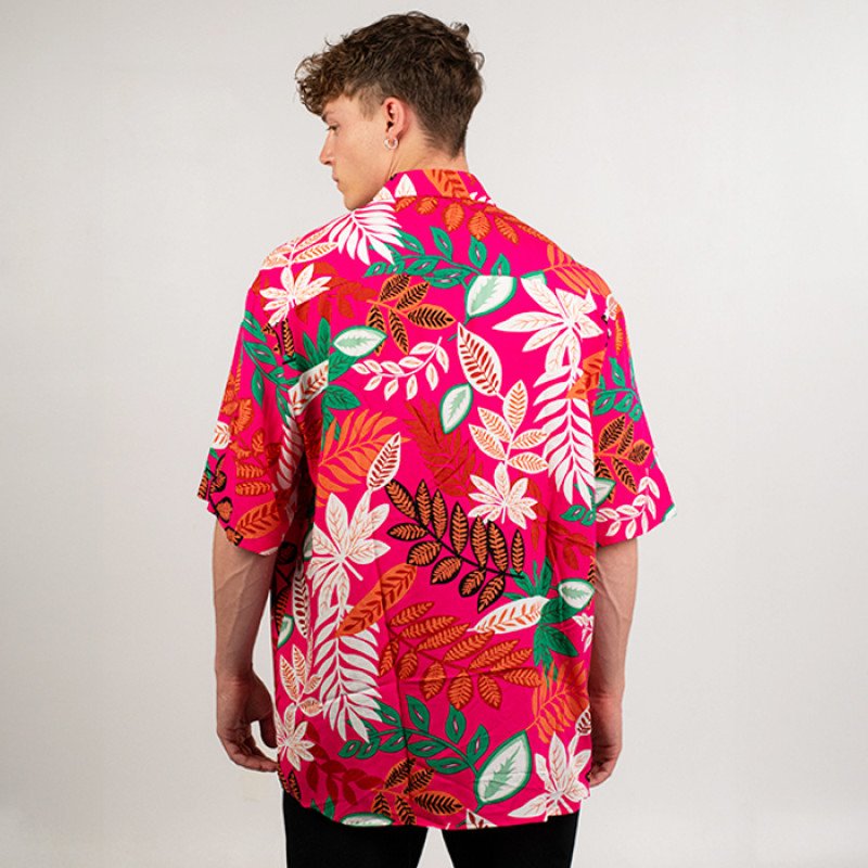 SALTY SLANG PINK LEAVES SHIRT SLU123TK08-3838