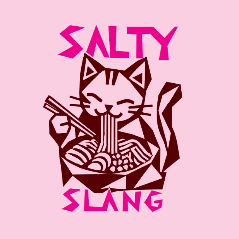 SALTY SLANG NOODLE CAT TEE SLU126TB03-32