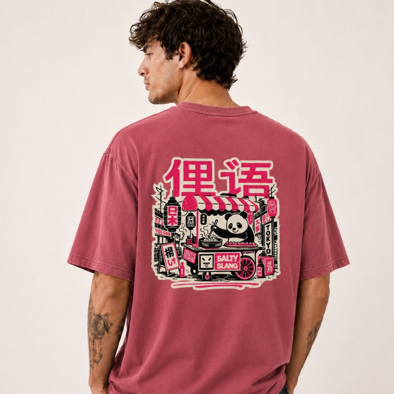 SALTY SLANG PANDA TEE SLU126TB04-25 SALTY SLANG PANDA TEE SLU126TB04-25