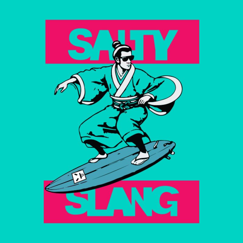 SALTY SLANG SERF TOKYO CLUB HOODIE SLU225TM06-5858 SALTY SLANG SERF TOKYO CLUB HOODIE SLU225TM06-5858
