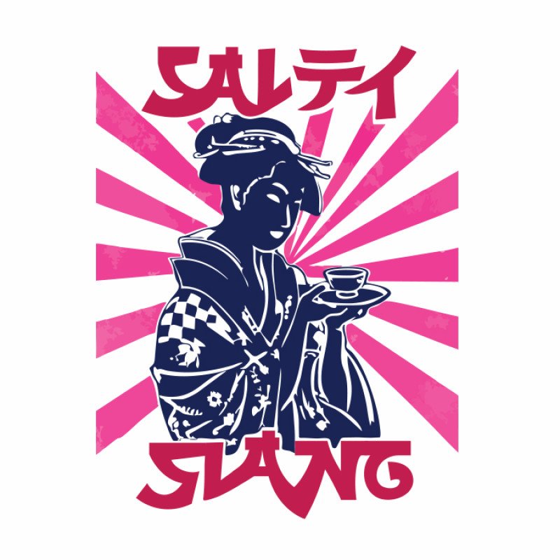 SALTY SLANG GEISHA SUN HOODIE SLU225TM11-07