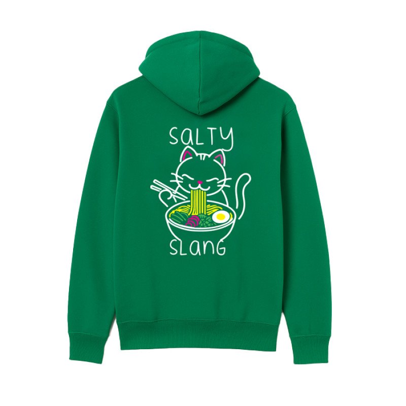 SALTY SLANG NOODLE CAT HOODIE SLU226TM08-15 SALTY SLANG NOODLE CAT HOODIE SLU226TM08-15