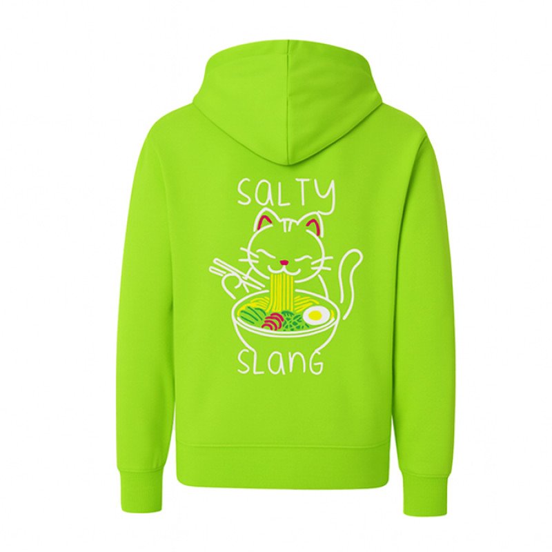 SALTY SLANG NOODLE CAT HOODIE SLU226TM08-17 SALTY SLANG NOODLE CAT HOODIE SLU226TM08-17