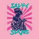 SALTY SLANG  GEISHA SUN HALF ZIP SLU226TS01-32