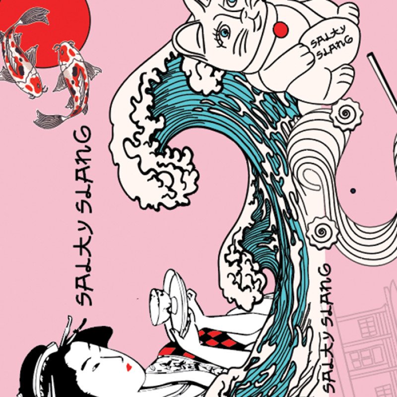 SALTY SLANG GEISHA TOWEL SLU126AZ16-32 SALTY SLANG GEISHA TOWEL SLU126AZ16-32