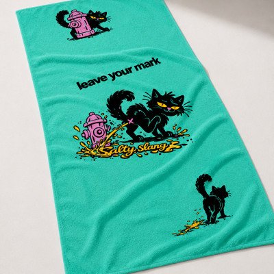 SALTY SLANG KITTY TOWEL SLU126AZ19-58
